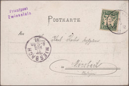 Bayern - Besonderheiten: 1902/11, Privatpost Zwieselap, 2 Gruss-Karten Beide Ech - Andere & Zonder Classificatie