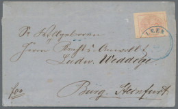 Hannover - Marken Und Briefe: 1853, 3 Pfg. Mattlilarosa, Links Berührt, Sonst Br - Hanover