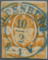 Oldenburg - Marken Und Briefe: 1861, 1/4 Gr. Gelborange, Farbfrisch, Allseits Vo - Oldenbourg