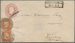 Preußen - Marken Und Briefe: 1850, 1/2 Sgr. Rotorange, Senkrechtes Paar, Vollran - Other & Unclassified