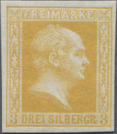 Preußen - Marken Und Briefe: 1857, 3 Sgr Orangegelb, Ungebraucht Mit Originalgum - Autres & Non Classés