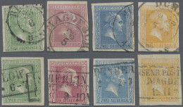 Preußen - Marken Und Briefe: 1858, 4 Pfg., 1 Sgr., 2 Sgr. Bzw. 3 Sgr. Je Auf Nor - Sonstige & Ohne Zuordnung