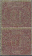 Preußen - Marken Und Briefe: 1866, 10 Sgr Rosarot, Senkrechtes Pracht-Paar, Farb - Otros & Sin Clasificación