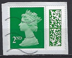 Great Britain 2022  Queen Elizabeth II (o) 2nd Class - Machins