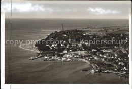 42070869 Laboe Marine Ehrenmal Hafen Fliegeraufnahme Laboe - Laboe