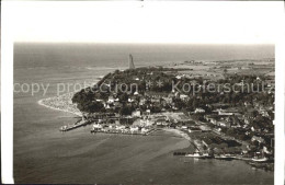 42070868 Laboe Marine Ehrenmal Hafen Fliegeraufnahme Laboe - Laboe