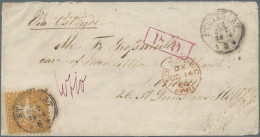 Württemberg - Marken Und Briefe: 1864, 18 Kr. Orangegelb Als Tarifgerechte Einze - Autres & Non Classés