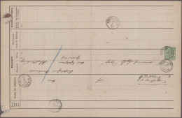 Württemberg - Marken Und Briefe: 1869, 1 Kr. Blaugrün, Einzelfrankatur Auf Druck - Andere & Zonder Classificatie