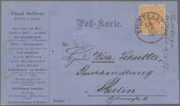 Württemberg - Marken Und Briefe: 1869, 2 Kr. Tieforange, Oben Kleine Randkerbe, - Autres & Non Classés