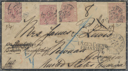 Württemberg - Marken Und Briefe: 1869, 3 Kr. Hellrosa, Mehrfachfrankatur Von Vie - Sonstige & Ohne Zuordnung