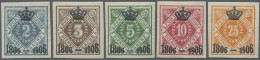 Württemberg - Marken Und Briefe: 1906, 2 Pf - 25 Pf Dienstmarken Krönchenaufdruc - Other & Unclassified