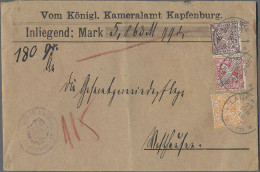 Württemberg - Marken Und Briefe: 1910, 25, 40 U. 50 Pf. Dienstmarken Amtl. Verke - Autres & Non Classés