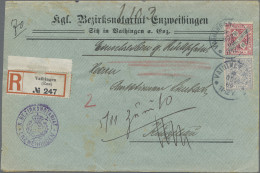 Württemberg - Marken Und Briefe: 1906, 20 Pfg. Grautürkis Sowie 40 Pfg. Leuchten - Otros & Sin Clasificación