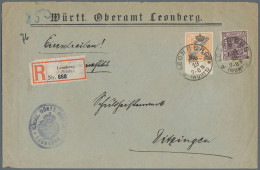 Württemberg - Marken Und Briefe: 1906, 30 Pfg Orange/schwarz, UNGEZÄHNT Mit Aufd - Sonstige & Ohne Zuordnung