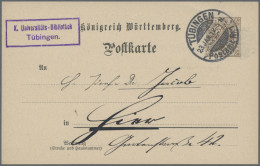 Württemberg - Ganzsachen: 1912, Dienstpostkarte 3 Pfg., Als Ortsdrucksache Inner - Autres & Non Classés