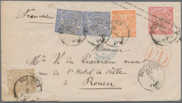 Norddeutscher Bund - Marken Und Briefe: 1868, ½ Gr. Orange, Zwei Werte 2 Gr. Ult - Andere & Zonder Classificatie