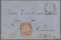 Norddeutscher Bund - Marken Und Briefe: 1868, 3 Kr. Karmin Durchstochen Als Port - Otros & Sin Clasificación
