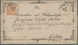 Norddeutscher Bund - Marken Und Briefe: 1869, ½ Gr. Orange Auf Taufpaten-Zierbri - Sonstige & Ohne Zuordnung