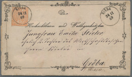 Norddeutscher Bund - Marken Und Briefe: 1869, ½ Gr. Orange Auf Taufpaten-Zierbri - Autres & Non Classés