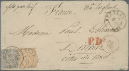 Norddeutscher Bund - Marken Und Briefe: 1869, 1/2 Gr. Orange Bzw. 2 Gr. Ultramar - Autres & Non Classés