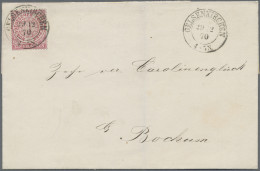 Norddeutscher Bund - Marken Und Briefe: 1869, 1 Gr Karminrot Mit PF: "H In NORDD - Andere & Zonder Classificatie