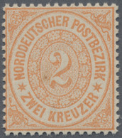 Norddeutscher Bund - Marken Und Briefe: 1869, 2 Kr Hellorange, Sehr Gut Gezähnte - Otros & Sin Clasificación