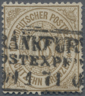 Norddeutscher Bund - Marken Und Briefe: 1869, 18 Kr Gezähnt, Entwertet Mit R3 "F - Sonstige & Ohne Zuordnung