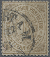 Norddeutscher Bund - Marken Und Briefe: 1871 18 Kr. Olivbraun, Gezähnt 13¾:12¼, - Other & Unclassified