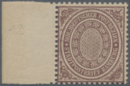 Norddeutscher Bund - Marken Und Briefe: 1869, ½ Sch Lilabraun, Sauber Gezähntes - Autres & Non Classés