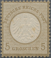 Deutsches Reich - Brustschild: 1872, 5 Gr Kleines Schild, Farbfrische Marke Mit - Ungebraucht