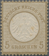 Deutsches Reich - Brustschild: 1872, 5 Gr Kleines Schild, Farbfrische Marke Mit - Neufs