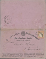 Deutsches Reich - Brustschild: 1872, Kleiner Schild 2 Kr. Ziegelrot Als Portoger - Cartas & Documentos