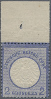 Deutsches Reich - Brustschild: 1872, Großer Schild 2 Gr Grauultramarin, Dekorati - Unused Stamps