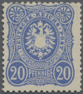 Deutsches Reich - Pfennige: 1875, 20 Pfennige Kobaltblau, Ungebraucht In Einwand - Ungebraucht
