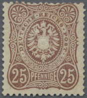 Deutsches Reich - Pfennige: 1875, 25 Pfge. Rötlichbraun, Befindet Sich In Ungebr - Nuevos