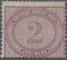 Deutsches Reich - Pfennige: 1875, 2 Mark Violettpurpur, Farbfrisch, Ungebraucht - Unused Stamps