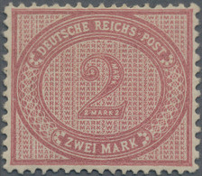 Deutsches Reich - Pfennige: 1884, Innendienstmarke 2 Mark Mittelrosalila, Farbfr - Neufs