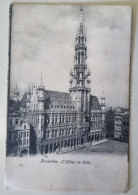 Carte Postale Non Circulée - BELGIQUE, BRUXELLES, L'Hotel De Ville - Cafés, Hotels, Restaurants