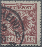 Deutsches Reich - Krone / Adler: 1889, 50 Pf Bräunlichkarmin, Einwandfreies, Ges - Gebraucht