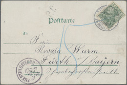 Deutsches Reich - Germania: 1901, 5 Pfg. Germania-Reichspost Als An Sich Portoge - Otros & Sin Clasificación