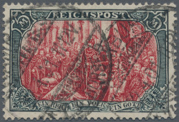 Deutsches Reich - Germania: 1900, 5 Mark Reichspost Type II Mit PF "C" Von "REIC - Usados