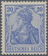 Deutsches Reich - Germania: 1902, 20 Pf Germania In Der Guten B-Farbe "lilaultra - Neufs