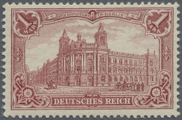 Deutsches Reich - Germania: 1902. 1 M Reichspostamt, Karminrot, 25:16 Zähnungslö - Ongebruikt
