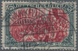 Deutsches Reich - Germania: 1902 'Reichsgründungsgedenkfeier' 5 M. Grünschwarz/d - Used Stamps