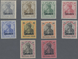 Deutsches Reich - Germania: 1909, Kompletter Satz Von 10 Farbfrischen Werten Im - Unused Stamps