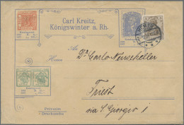 Deutsches Reich - Germania: 1907, 3 Pf Germania Friedensdruck Auf Sehr Attraktiv - Covers & Documents