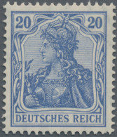 Deutsches Reich - Germania: 1905, 20 Pf Mittelviolettultramarin Im Friedensdruck - Nuevos