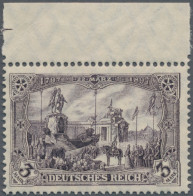 Deutsches Reich - Germania: 1911, Germania Friedensdruck, 3 Mark Schwarzviolett( - Neufs