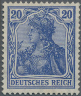 Deutsches Reich - Germania: 1915, 20 Pf Violettultramarin Im Kriegsdruck, Ungebr - Ungebraucht