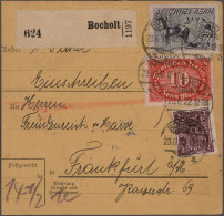 Deutsches Reich - Inflation: 1922, Pflüger 20 Mark Dunkelviolettblau Mit Kopfste - Brieven En Documenten